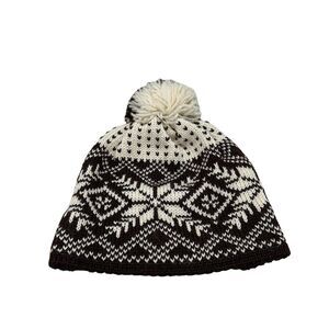 Dale of Norway Wool Snowflake Fair Isle Beanie One Size